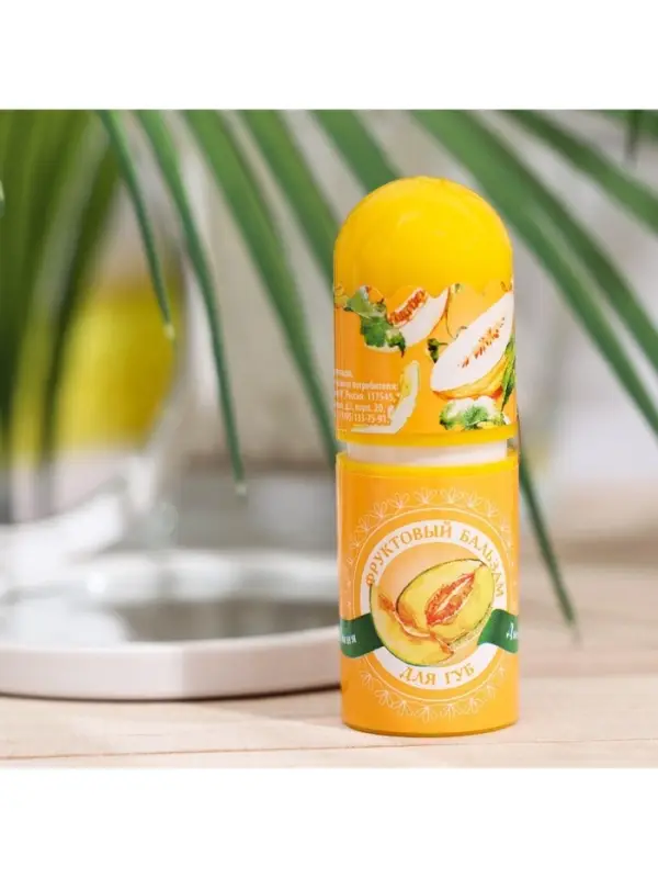 Фруктовый бальзам для губ, дыня, 3.8 г