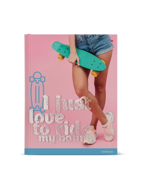 Тетрадь на кольцах 80л кл PENNY BOARD, со смен блоком, тв обл, бл 60 г/м2