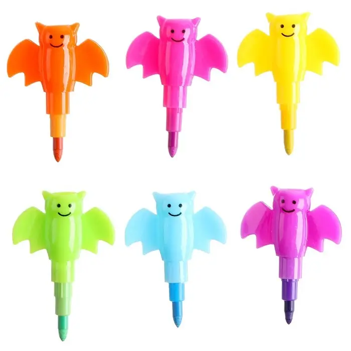 Карандаш восковой «Летучая мышь», набор 6 цветов Карандаш восковой «Летучая мышь», набор 6 цветов