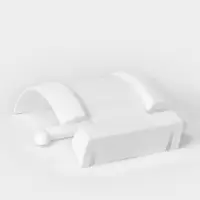 Держатель для туалетной бумаги IDEA, пластик, 6&times;17&times;4.5 см, белый