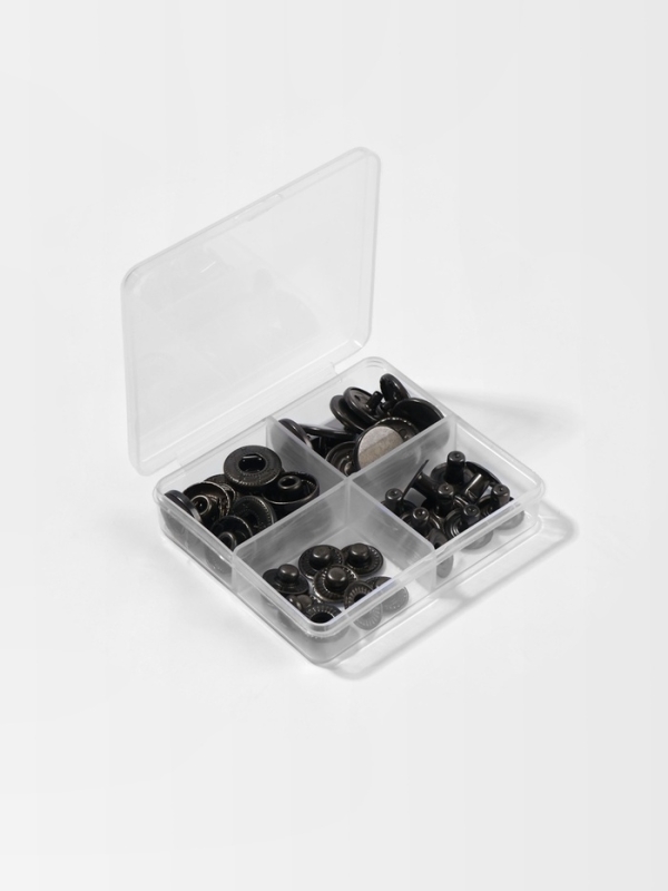 Кнопки S-образные d15мм (наб 10шт цена за наб) нерж сталь серебряный TR Кнопки S-образные d15мм (наб 10шт цена за наб) нерж сталь серебряный TR