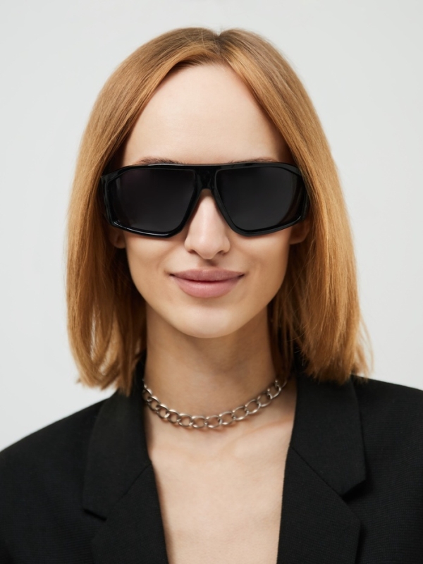 Очки солнцезащитные спортивные, uv 400, ширина 14.7 см, дужка 13.5 см, высота 4.2 см, черные 10807 Очки солнцезащитные спортивные, uv 400, ширина 14.7 см, дужка 13.5 см, высота 4.2 см, черные 10807