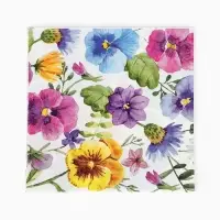 Салфетки бумажные двухслойные &laquo;Полевые цветы&raquo;, 33 х 33, 12 шт