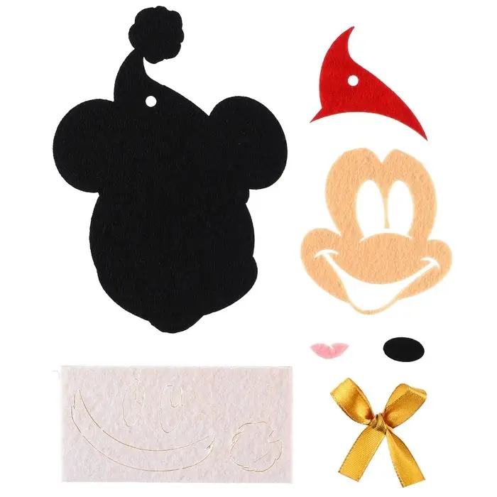 Ёлочная игрушка из фетра своими руками на новый год &laquo;Микки Маус&raquo;, набор для творчества