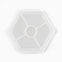 Молд силиконовый универсальный. Формочка для творчества &laquo;Поддон Шестиугольник&raquo;, 10.5&times;12 см