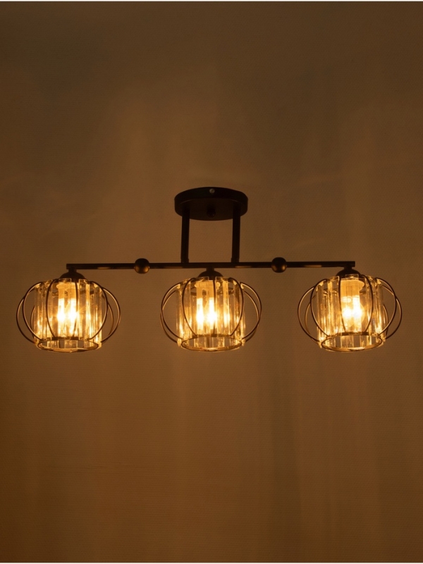 Люстра Люстра "Лорд" 3х40Вт Е27 черный