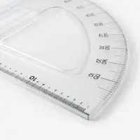 Транспортир портновский 180&deg;, пластик