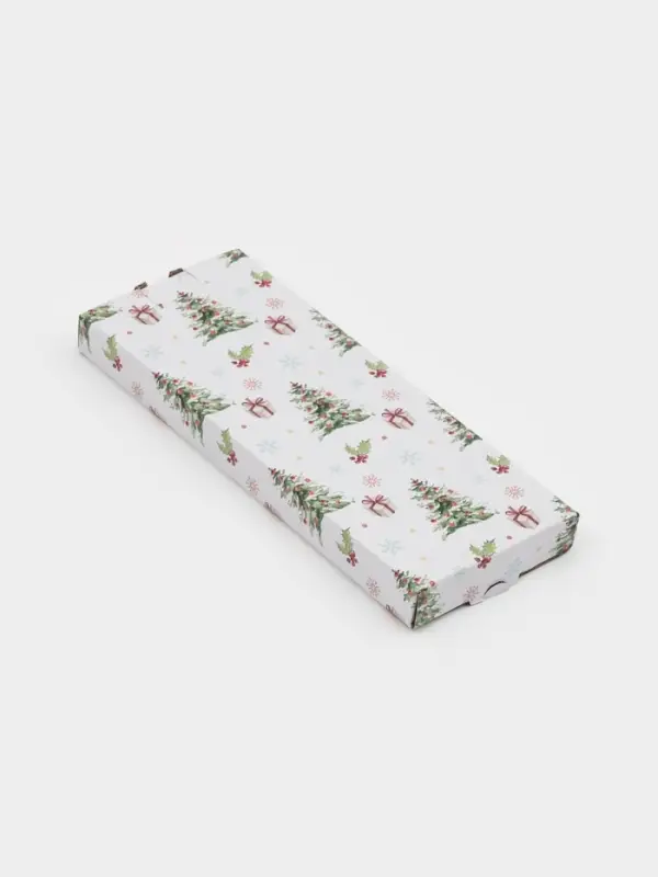 Подставка под ложку новогодняя Доляна &laquo;Сказочные истории&raquo;, 21.5&times;7.5&times;1.5 см, стекло, зелёная