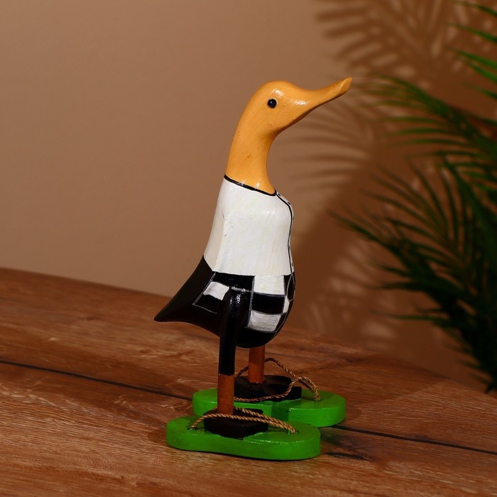 Сувенир Сувенир "Утка в шлёпках" дерево 27 см