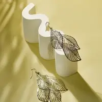 Серьги висячие &laquo;Шелест&raquo;, листопад, цвет МИКС, 9.8 см