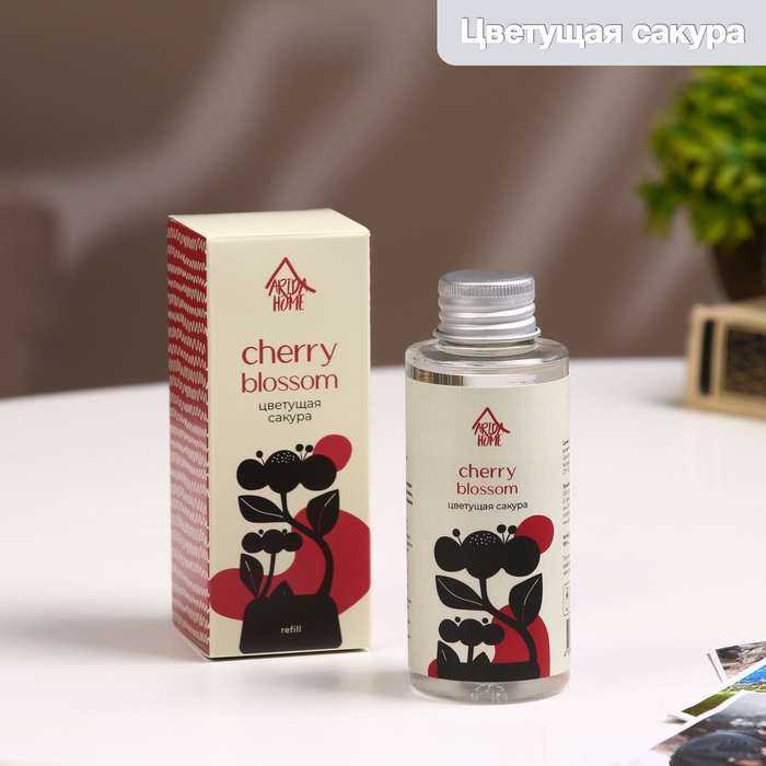 Наполнитель для ароматического диффузора Цветущая сакура 100 мл Наполнитель для ароматического диффузора Цветущая сакура 100 мл