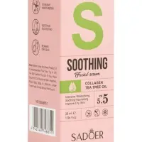 Увлажняющая сыворотка для лица Sadoer с коллагеном и экстрактом чайного дерева, 30 мл
