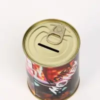 Копилка металлическая, 9.5 см×7.5 см×7.5 см, Человек-паук