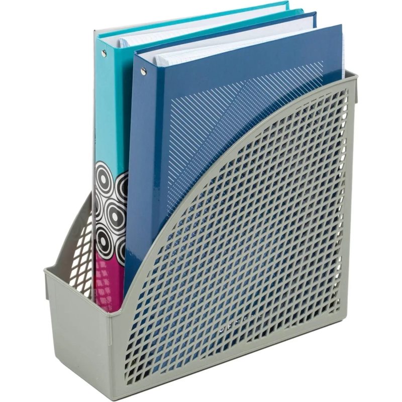 Лоток вертикальный 110мм Офис Класс серый