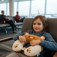 Мягкая игрушка - антистресс подголовник "Тигрёнок" 32 см