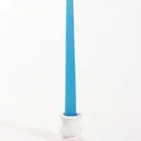Свечи античные, набор 4 шт., 2.2&times;24 см, 8 ч, 50 г, синие