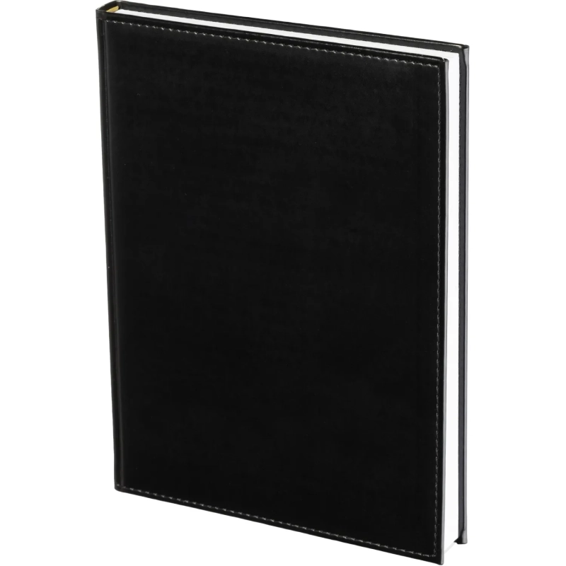 Ежедневник недатированный чёрный, А4, 200x270мм, 176 л, ATTACHE Каньон