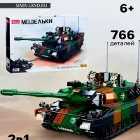 Конструктор Модельки Sluban &laquo;Боевой танк&raquo;, 766 деталей