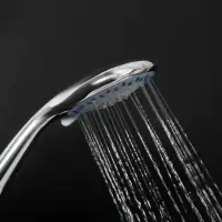 Душевая лейка ZEIN Z0401, 4 режима, средняя, d=95 мм, пластик, цвет хром