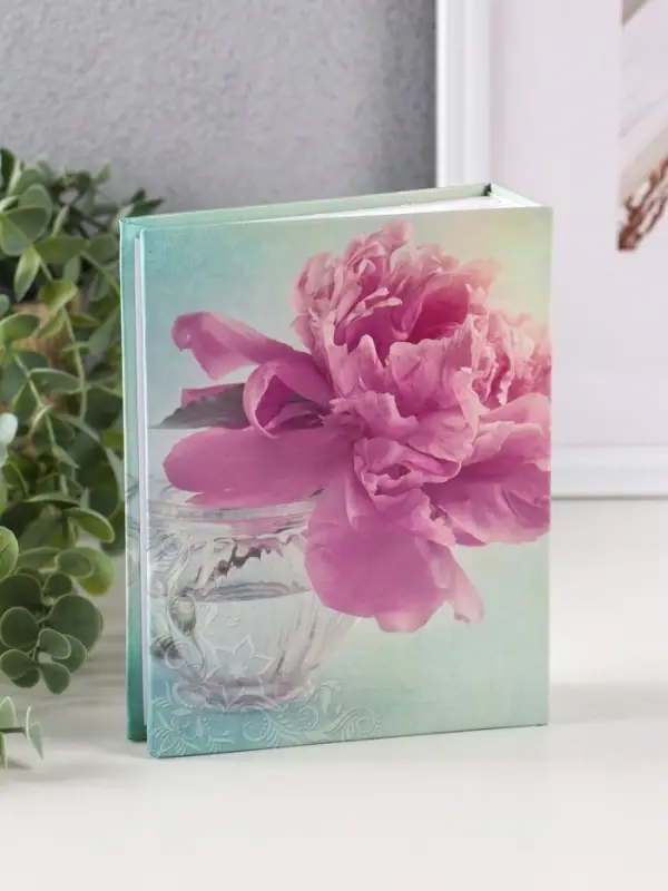 Фотоальбом 100 фото Фотоальбом 100 фото "Цветок" 10X15см, ПП карм.