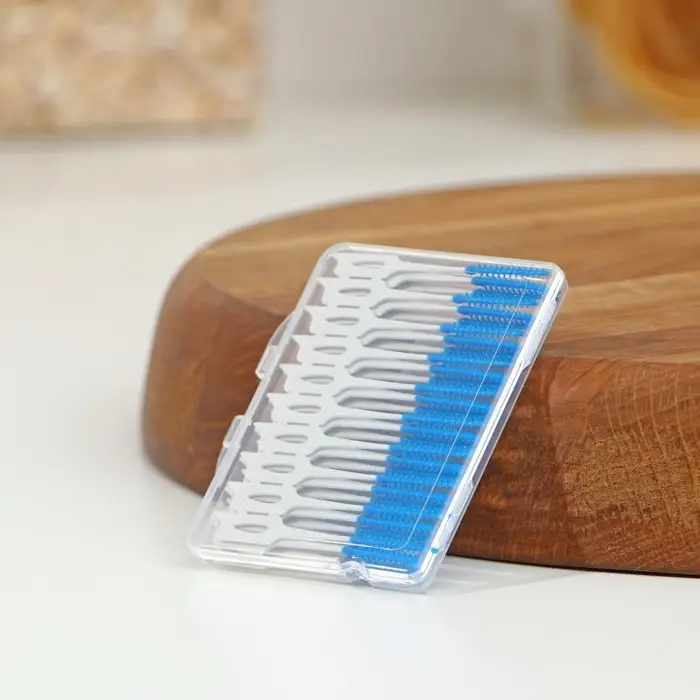 Зубочистки «Синтек», 24 шт, цвет синий Зубочистки «Синтек», 24 шт, цвет синий