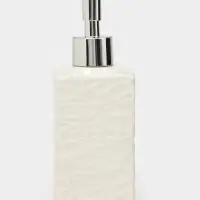 Дозатор для жидкого мыла "Хрусталь", цвет белый