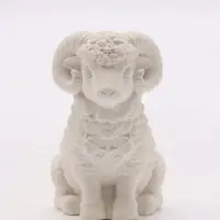 Фигурка декоративная &laquo;Баран Гоша&raquo;, неокрашенная, 6&times;4 см, белая