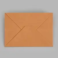 Пакет подарочный с широким дном 20&times;14&times;13.2 см, крафт