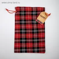 Мешочек подарочный «Happy new Year», 20 х 30 см +/- 1.5 см