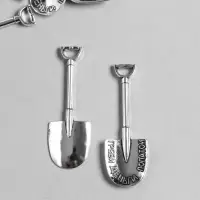 Сувенир кошельковый металл "Лопатка греби деньги" МИКС 4,5х1,5см