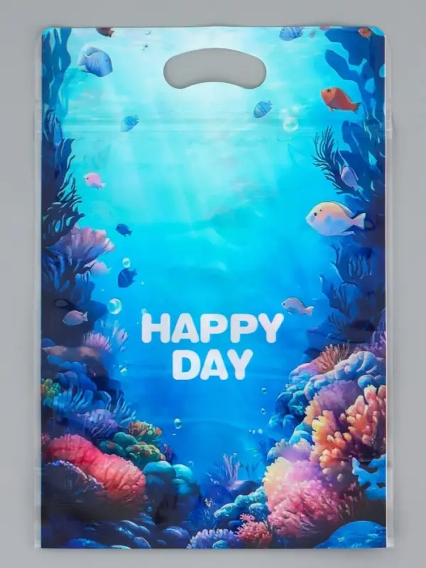 Пакет подарочный, с zip-lock застежкой, &laquo;Русалочка&raquo;, 15&times;23&plusmn;1 см МИКС