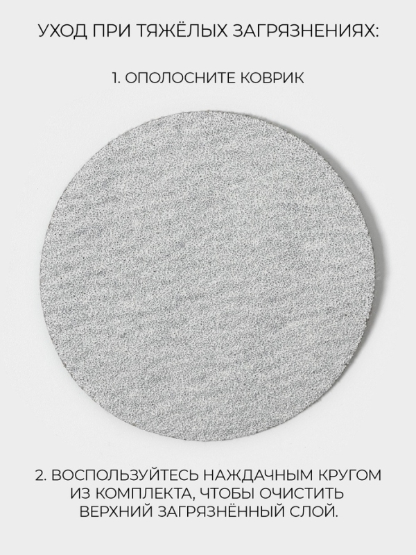 Коврик для ванной SAVANNA, из диатомитового камня, толщина 1 см, 39×60 см, серый Коврик для ванной SAVANNA, из диатомитового камня, толщина 1 см, 39×60 см, серый