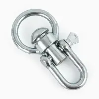 Вертлюг бычий со скобой (длина 10.5 см, ширина 5.5 см) 2 шт.