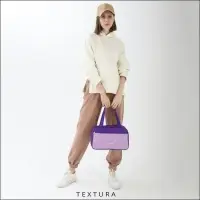 Сумка для обуви TEXTURA, школьная, 33&times;10&times;20 см, сиреневая