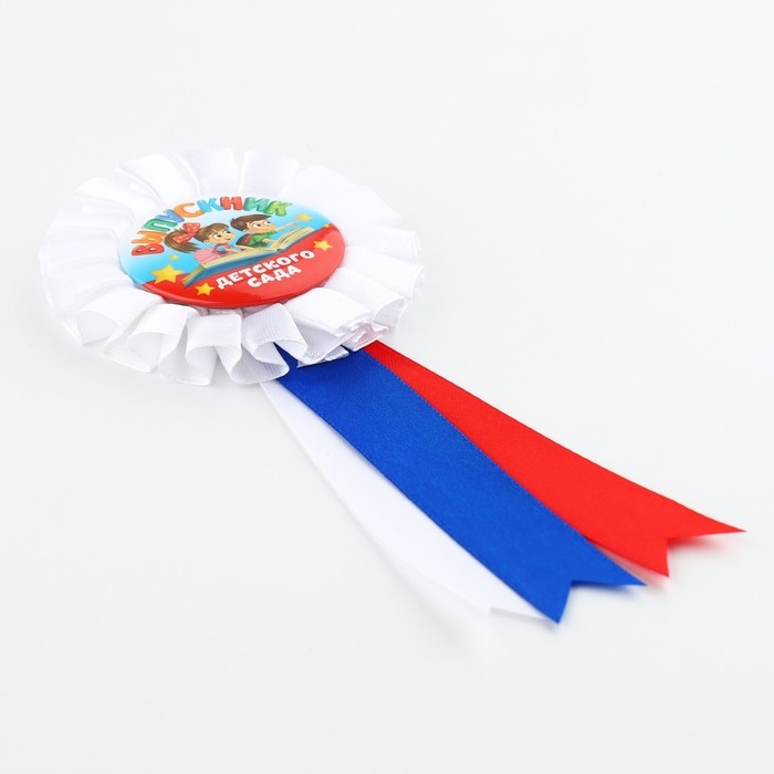 Значок - орден на Выпускной «Выпускник детского сада на книге», d = 6,7 см Значок - орден на Выпускной «Выпускник детского сада на книге», d = 6,7 см