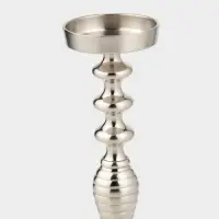 Подсвечник &laquo;Кубок&raquo;, 13&times;13&times;43 см, алюминий, серебристый