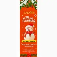 Новогодняя Пенка для умывания Sadoer, витамин С, 120 мл