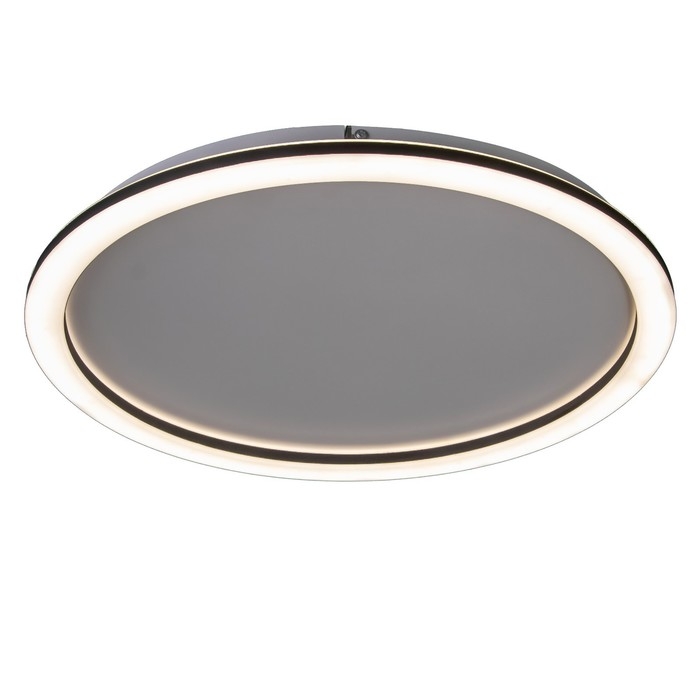 Люстра с ПДУ "Ринго" LED 62Вт 3000-6000К черный 50х50х4,5 см BayerLux