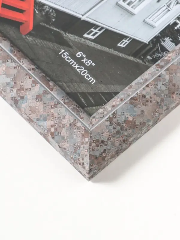 Фоторамка пластик 15х20 см "Марокканская мозаика" оттенки коричневого 25х20х2 см