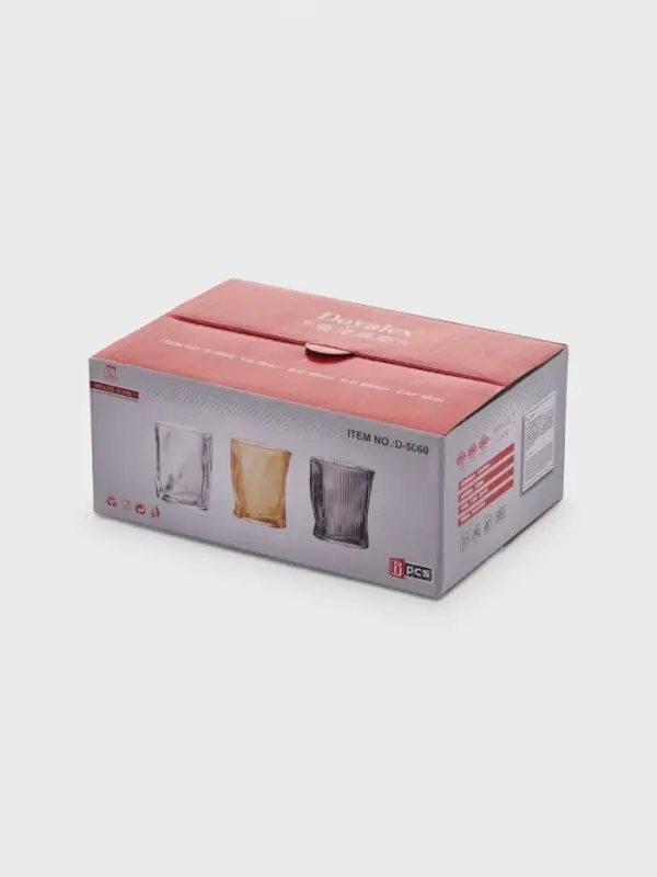 Стопки Ice.Bar, 70 мл, размер одной стопки 5.3&times;5.3&times;6 см, набор 6 шт., стекло, прозрачные