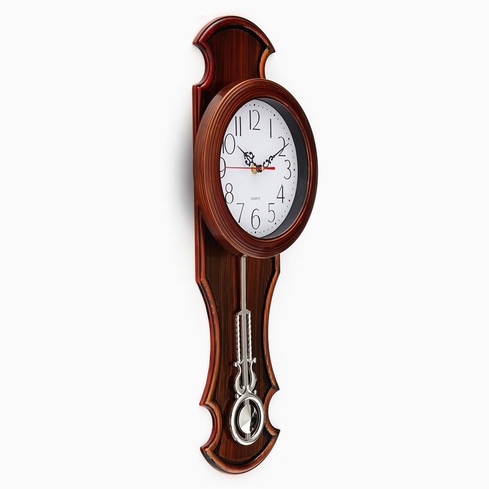 Часы настенные интерьерные «Винтаж», плавный ход, 23×5×60, циферблат d-18 см Часы настенные интерьерные «Винтаж», плавный ход, 23×5×60, циферблат d-18 см