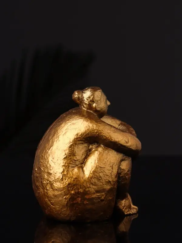 Фигурка гипс &laquo;Дама&raquo;, 9&times;8&times;8 см, под бронзу