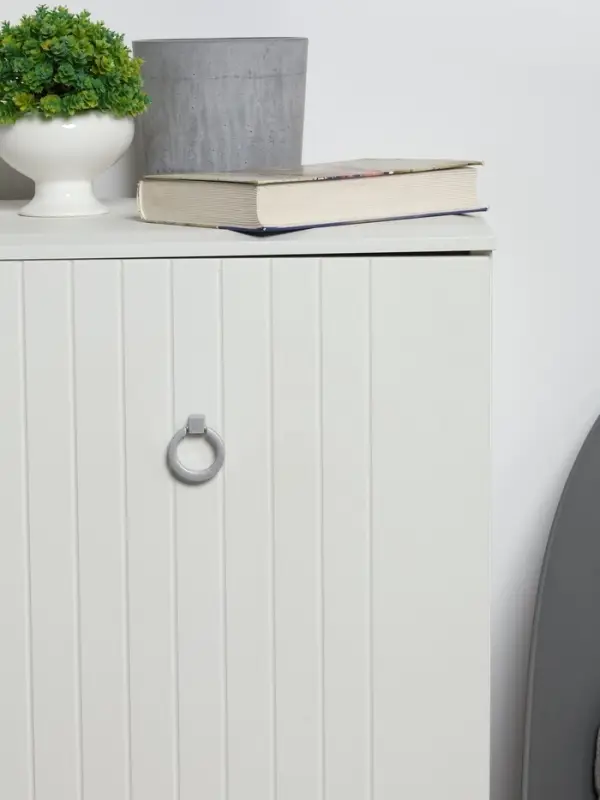 Ручка-кнопка ТУНДРА РК045SN, матовый никель