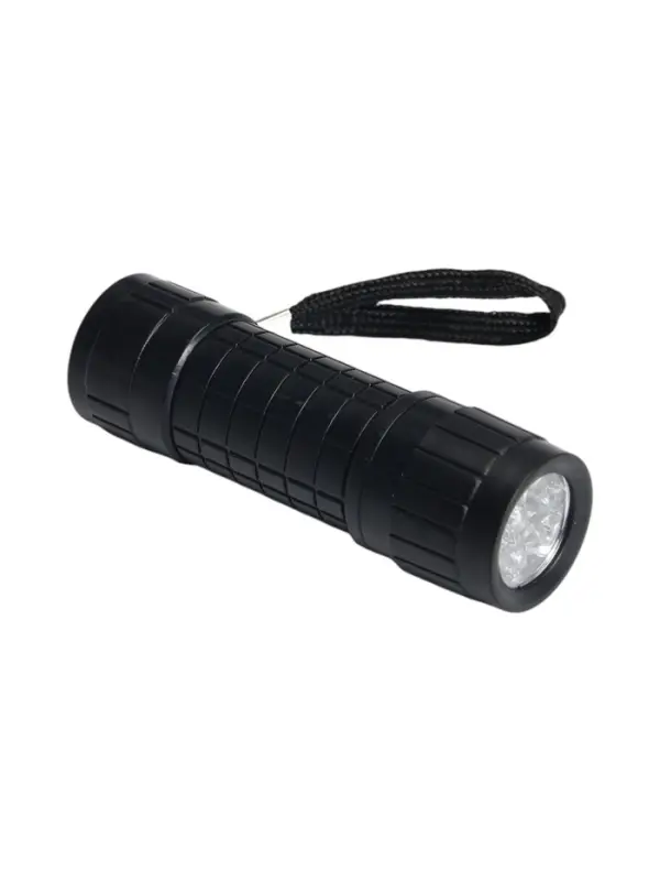 Фонарь ручной &laquo;Мастер К&raquo; MHB1-W1D9, 3 Вт, 9 LED, 90 Лм, от батареек 3&times;ААА, чёрный