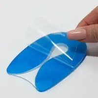 Подпяточники для обуви, на клеевой основе, L р-р, пара, синие