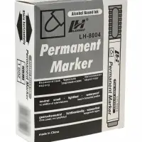 Маркер перманентный 3.0 мм, черный, пулевидный