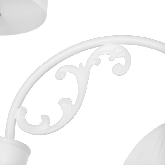 Люстра Люстра "Лаура" 3х60Вт Е27 Белый, хром 59х27х20см