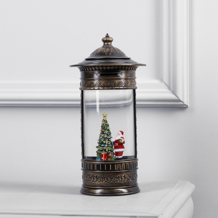 Светодиодная фигура «Фонарь с Дедом Морозом» 14 × 27 × 14 см, пластик, батарейки ААх3 (не в комплекте), USB, свечение тёплое белое Светодиодная фигура «Фонарь с Дедом Морозом» 14 × 27 × 14 см, пластик, батарейки ААх3 (не в комплекте), USB, свечение тёплое белое