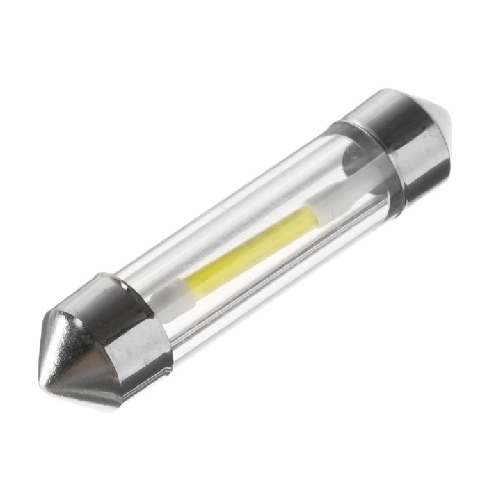 Автолампа светодиодная C5W, 12 В, 2 СОВ, 39 мм, 2.5 Вт, свет белый Автолампа светодиодная C5W, 12 В, 2 СОВ, 39 мм, 2.5 Вт, свет белый