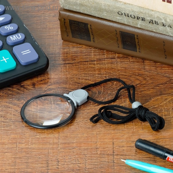 Лупа на шнурке 4х, d=5см Лупа на шнурке 4х, d=5см